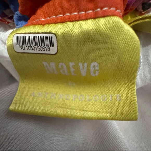 Maeve Anthropologie Colorful Halter Dress Size 2 - Picture 6 of 6